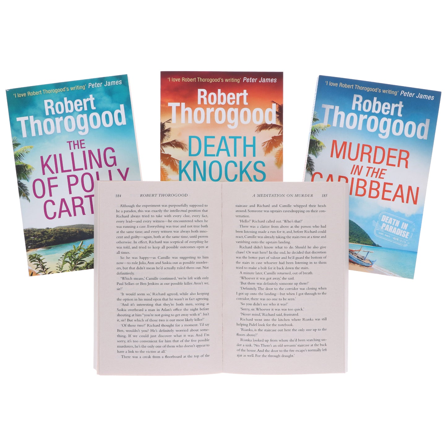 羅伯特·索羅古德 (Robert Thorogood) 著《天堂島之死》4 冊套裝 - 小說 - 平裝本