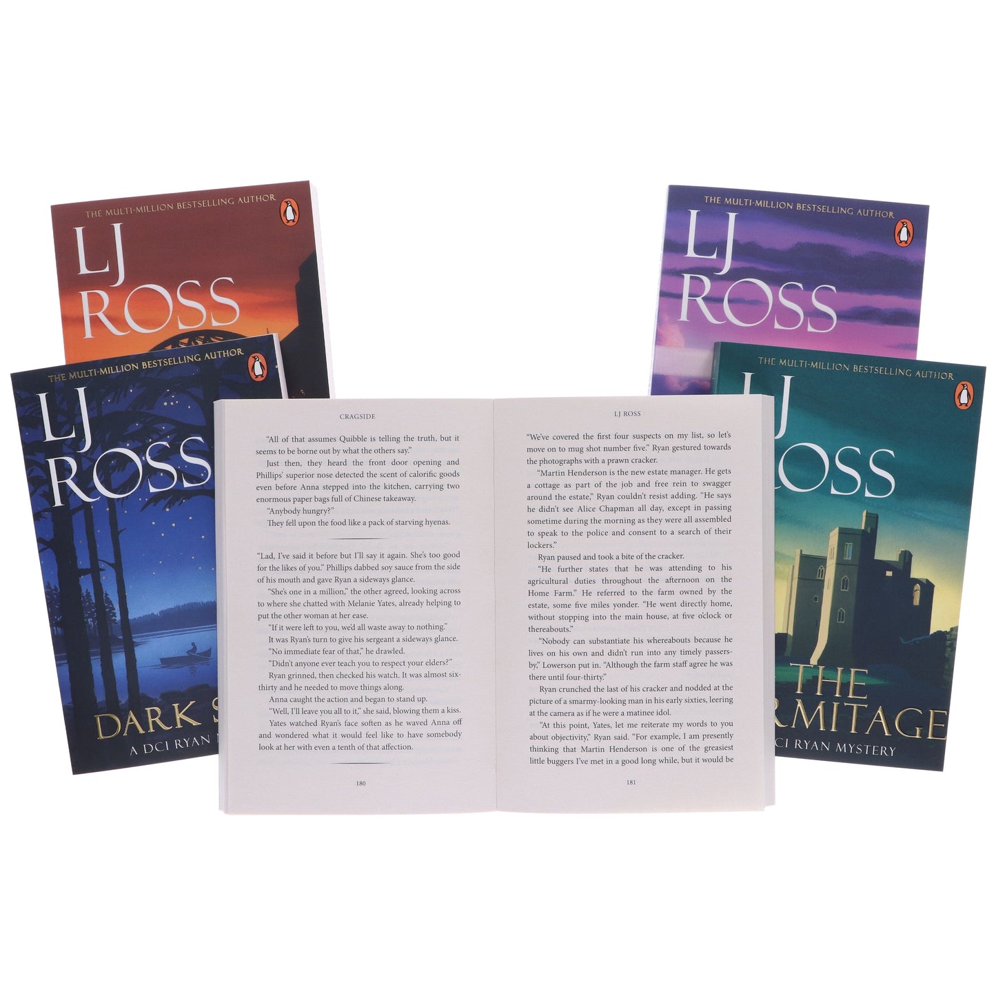 The DCI Ryan Mysteries (Vol. 6-10) By LJ Ross 5 Books Collection Set - Fiction - Paperback