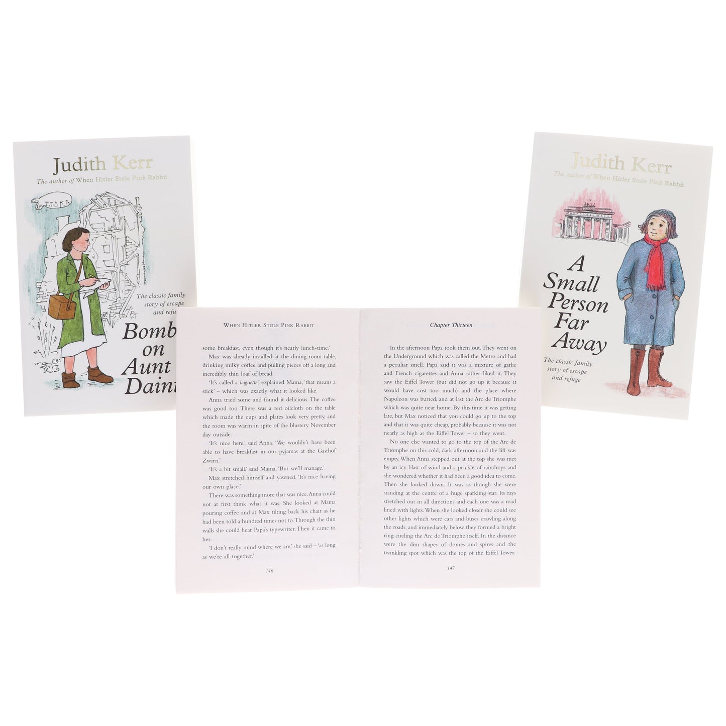 Out Of The Hitler Time by Judith Kerr 3 Books Set – Ages 9-14 – Paperback