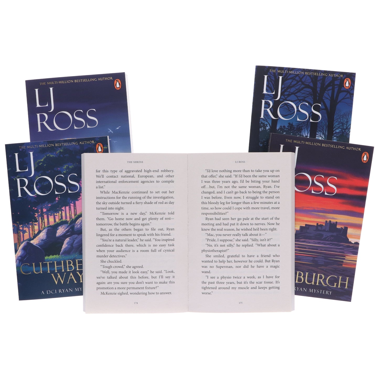 The DCI Ryan Mysteries (Book 16-20) By LJ Ross 5 Books Collection Set - Fiction - Paperback