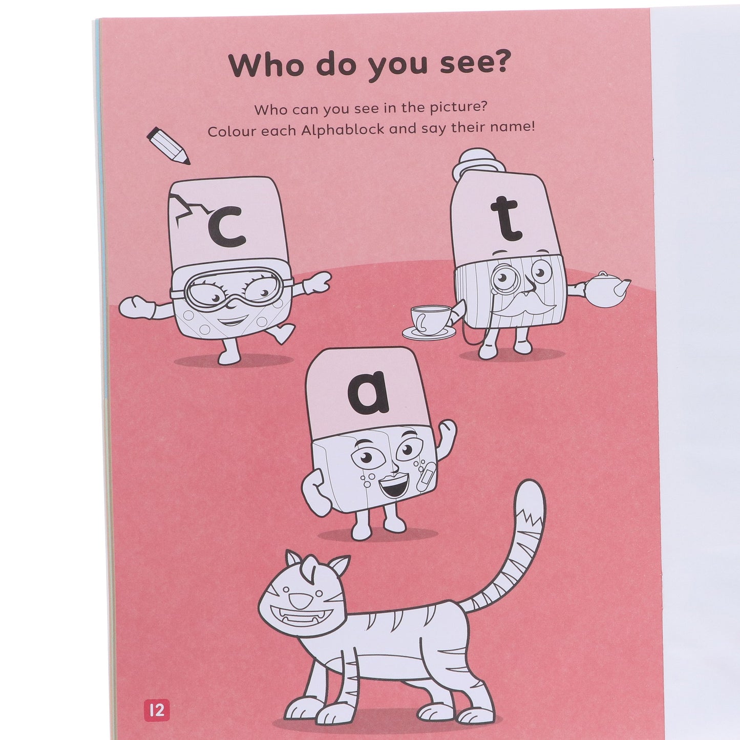 Numberblocks and Alphablocks Red Level 1 Collection 6 Workbooks Set With Fun Stickers - Ages 3-5 - Paperback
