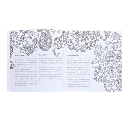 Rangoli: Stress-Relieving, Art Therapy, Adult Colouring Book by Andrew Davis - Non Fiction - Paperback Non-Fiction Sweet Cherry Publishing