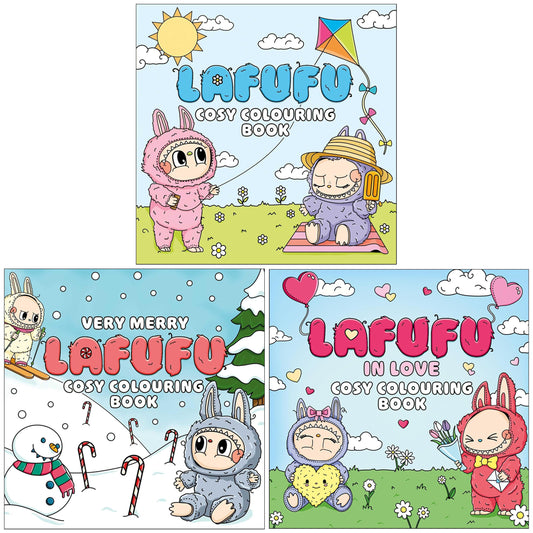 Lafufu Cosy Colouring Collection 3 Activity Books Set - Non Fiction - Paperback