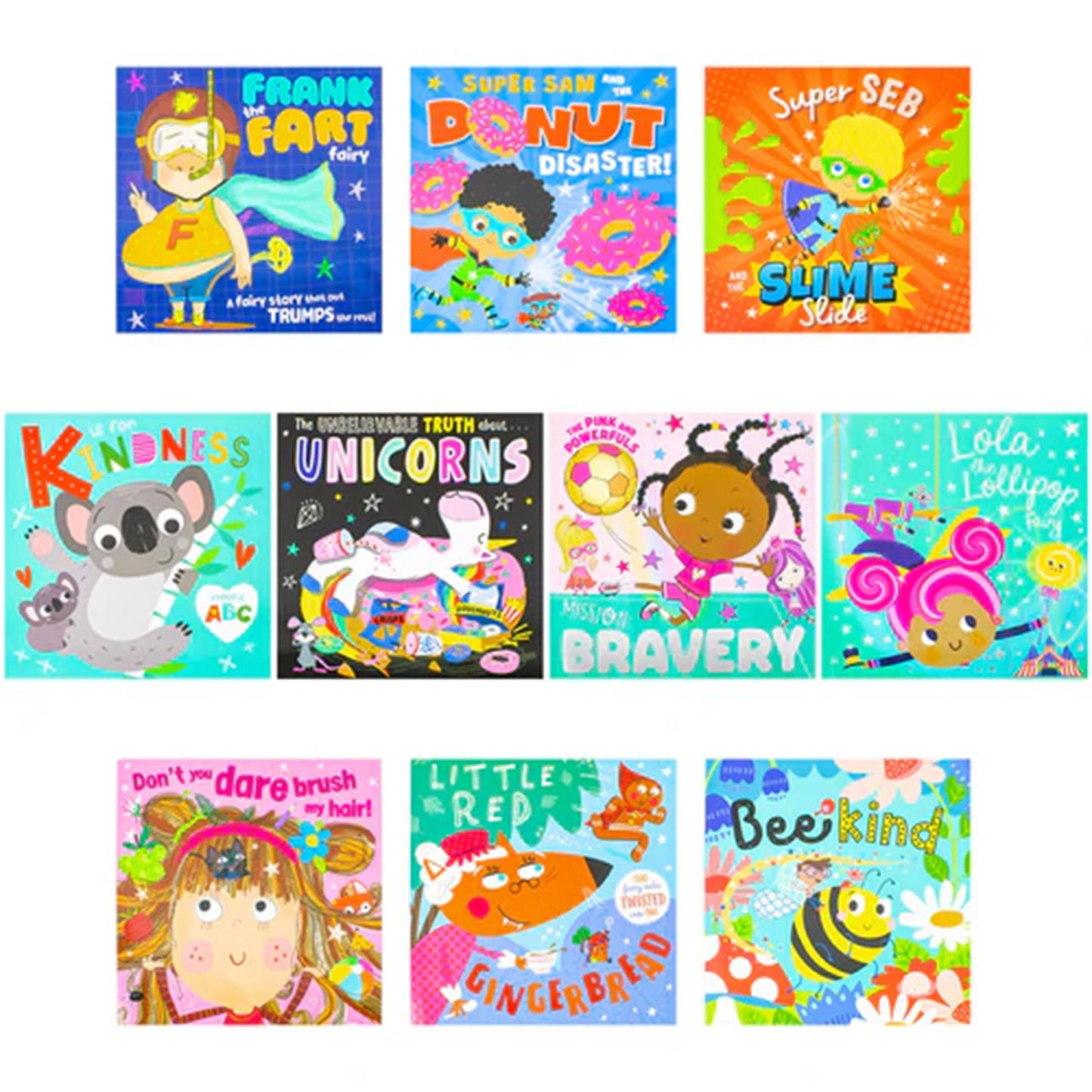 Children's Picture Books Collection 10 Books Set - Ages 3+ - Paperback
