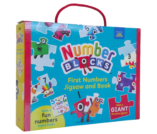 Numberblocks: First Numbers Jigsaw and Book: Learn to count with this Fun Numbers and Giant 36-piece jigsaw! - Ages 3+ - Board Book