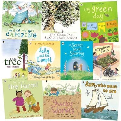 The Great Outdoors: 10 Wild and Wonderful Picture Books Collection Set - Ages 2-7 - Paperback