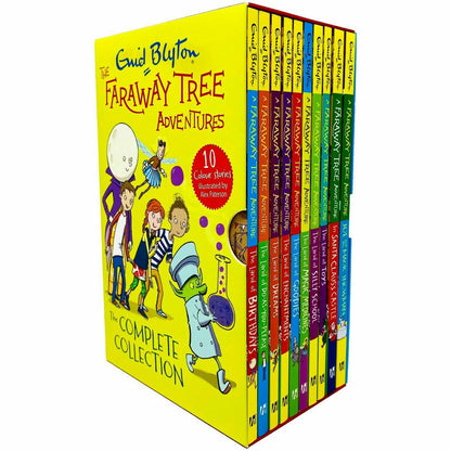 The Complete Faraway Tree Adventures 10 Colour Stories Books Collection Box Set by Enid Blyton - Paperback - Age 7-9 7-9 Egmont
