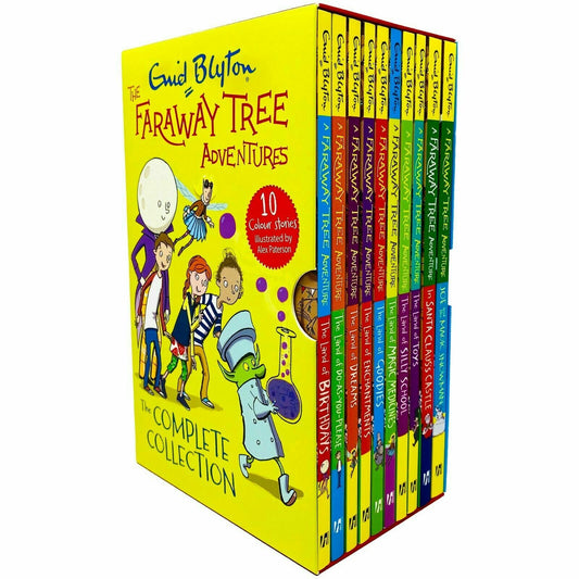 The Faraway Tree Adventures by Enid Blyton 10 Colour Stories Books Box Set - Age 7-9 - Paperback 7-9 Hodder Childrenƒ??s Books