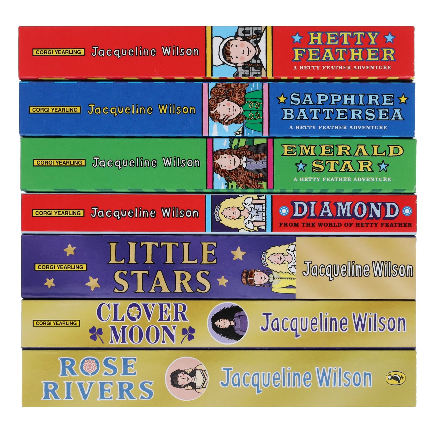 Hetty Feather Series by Jacqueline Wilson Illustrated 7 Books Collection Set - Ages 9-11 - Paperback