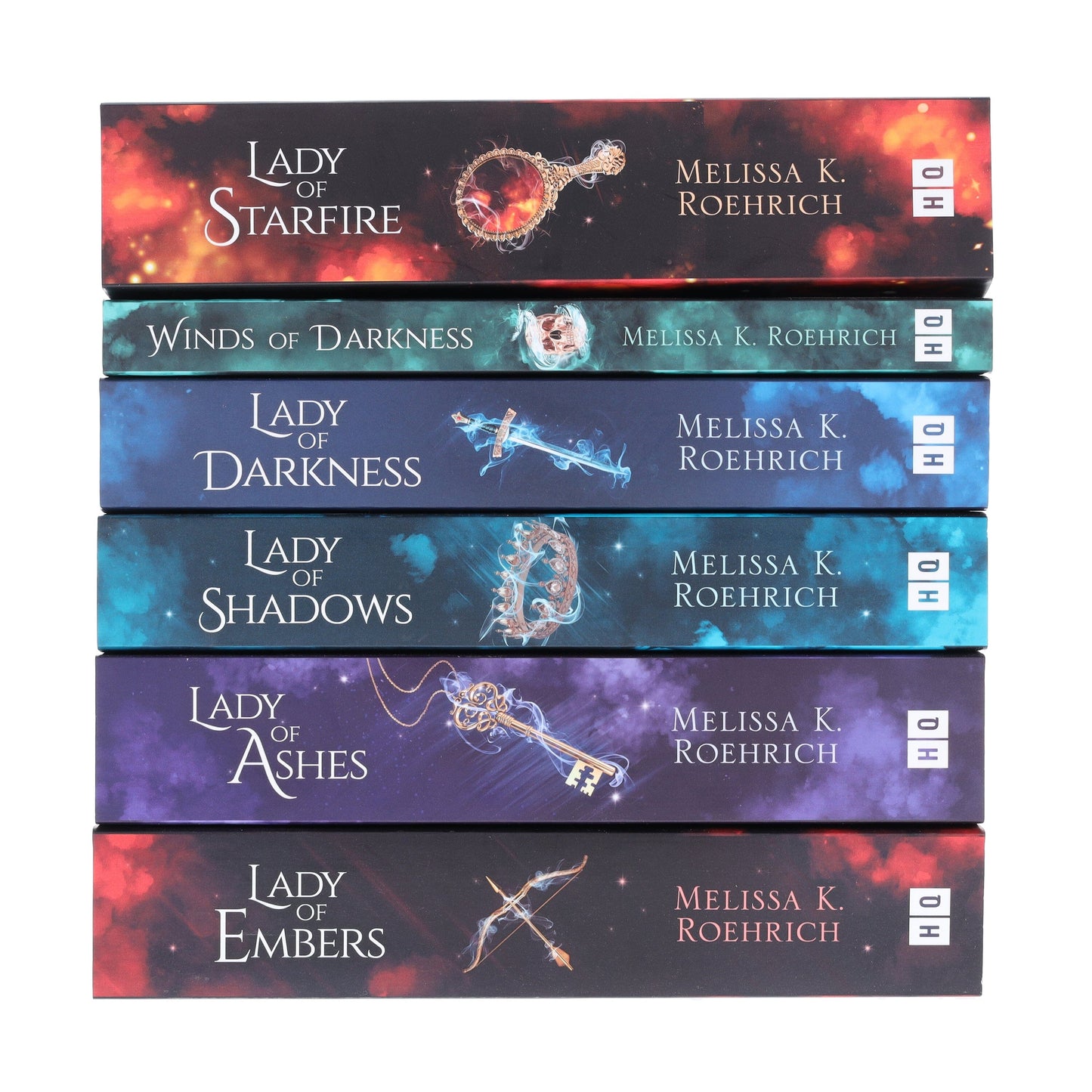 Lady of Darkness Series by Melissa K. Roehrich 6 Books Collection Set - Fiction - Paperback