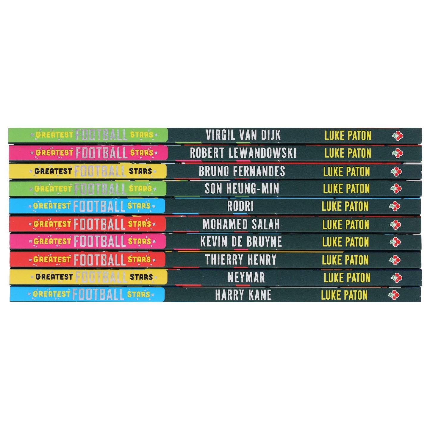 The Greatest Football Stars (Volume 2) by Luke Paton 10 Books Collection Box Set (Includes 10 Free Audiobooks!) - Ages 7-9 - Paperback