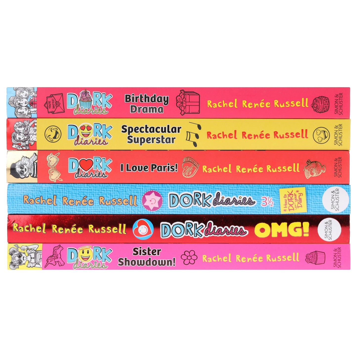 Dork Diaries Series By Rachel Renee Russell 6 Books Collection Set - Ages 9+ - Paperback