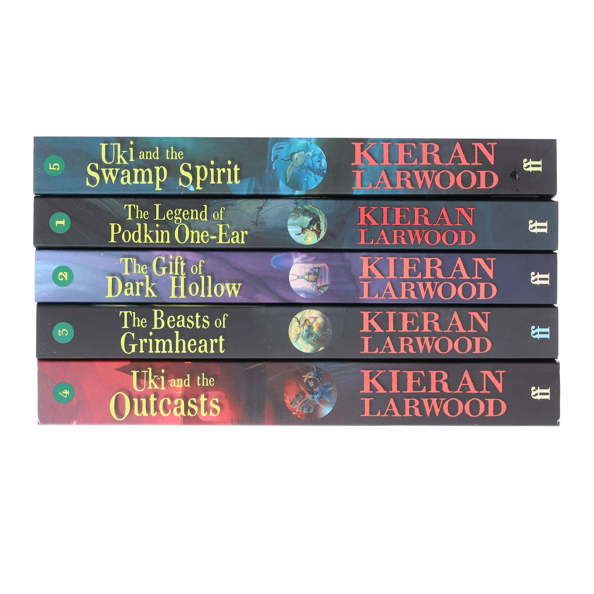 五界系列 5 本 作者：Kieran Larwood - 年齡：9-14 歲 - 平裝本
