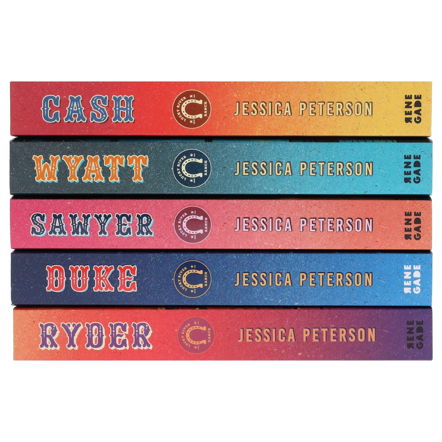 Lucky River Ranch Series by Jessica Peterson 5 Books Collection Set - Fiction - Paperback