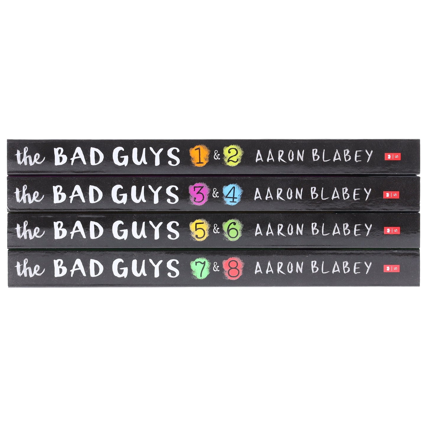 《壞傢伙們》系列，作者：Aaron Blabey：1-8 集，共 4 本 - 適合 7-9 歲兒童 - 平裝本