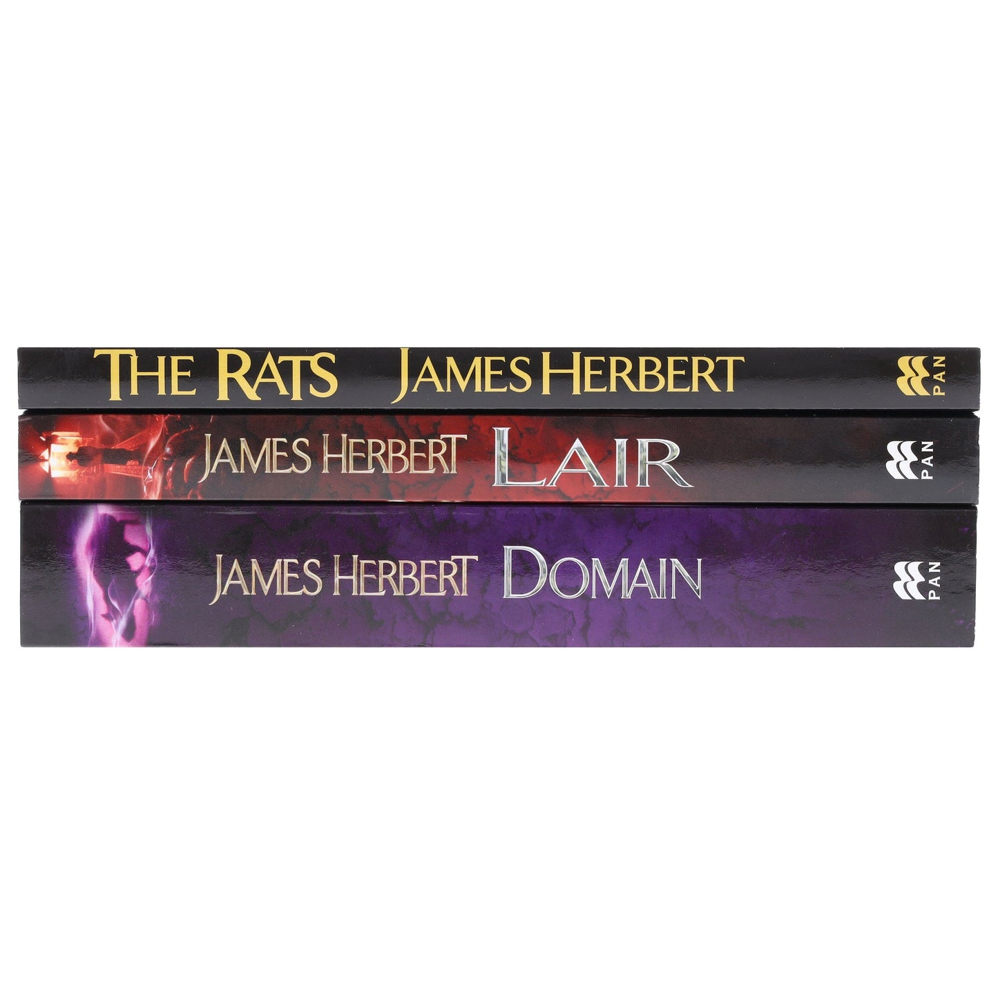 詹姆斯赫伯特 (James Herbert) 著《老鼠三部曲》3 冊套裝（《領域》、《巢穴》、《老鼠》）- 小說 - 平裝本