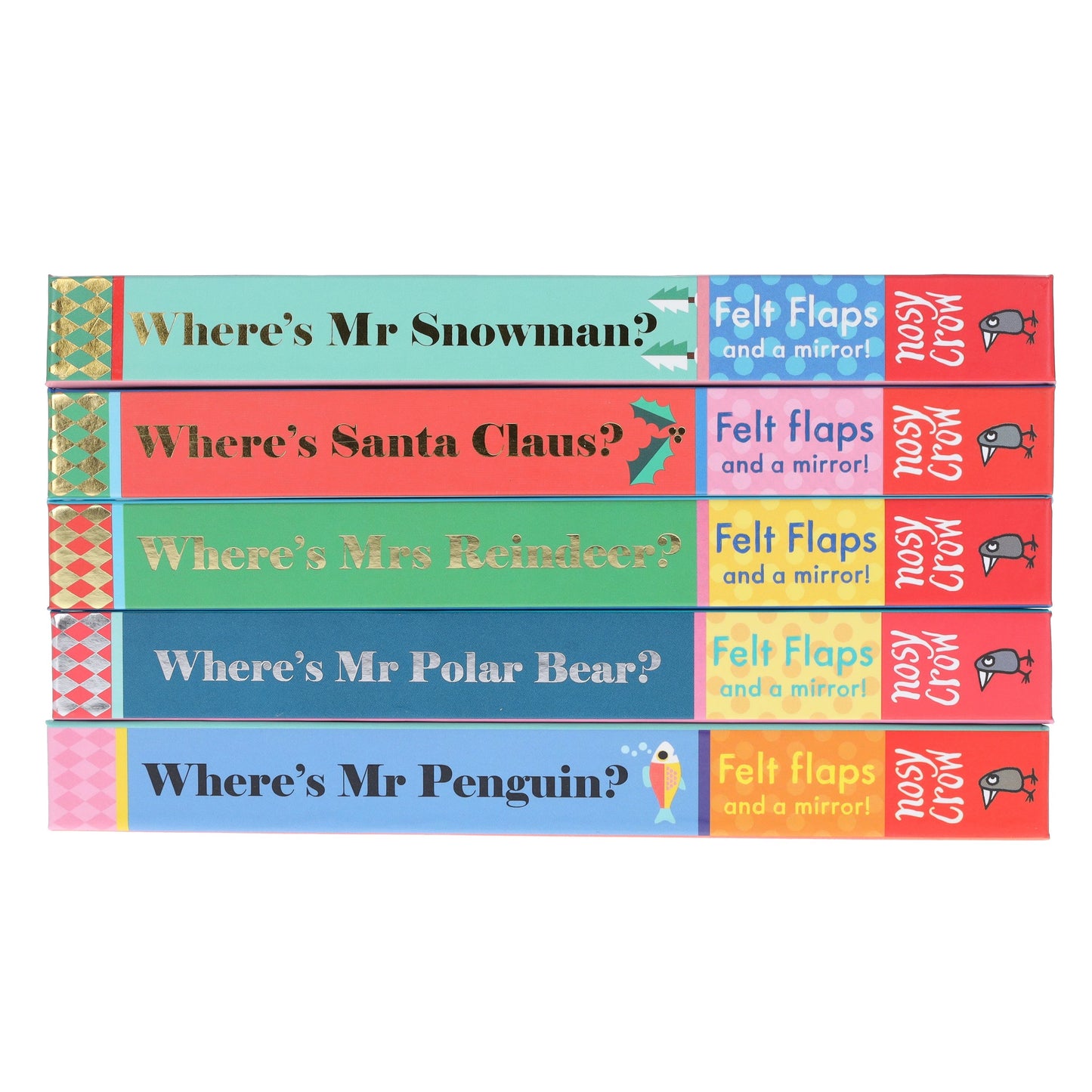 Felt Flaps and a Mirror! Series by Ingela P Arrhenius 5 Books Collection Set - Ages 1-3 - Board Book