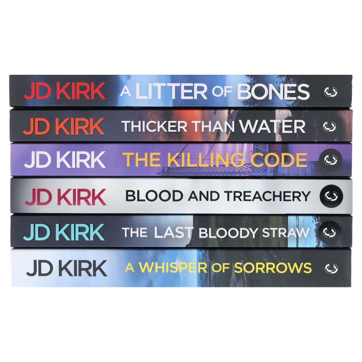 DCI Logan Crime Thrillers Series by JD Kirk 6 Books Collection Set (Book 1-6) - Fiction - Paperback