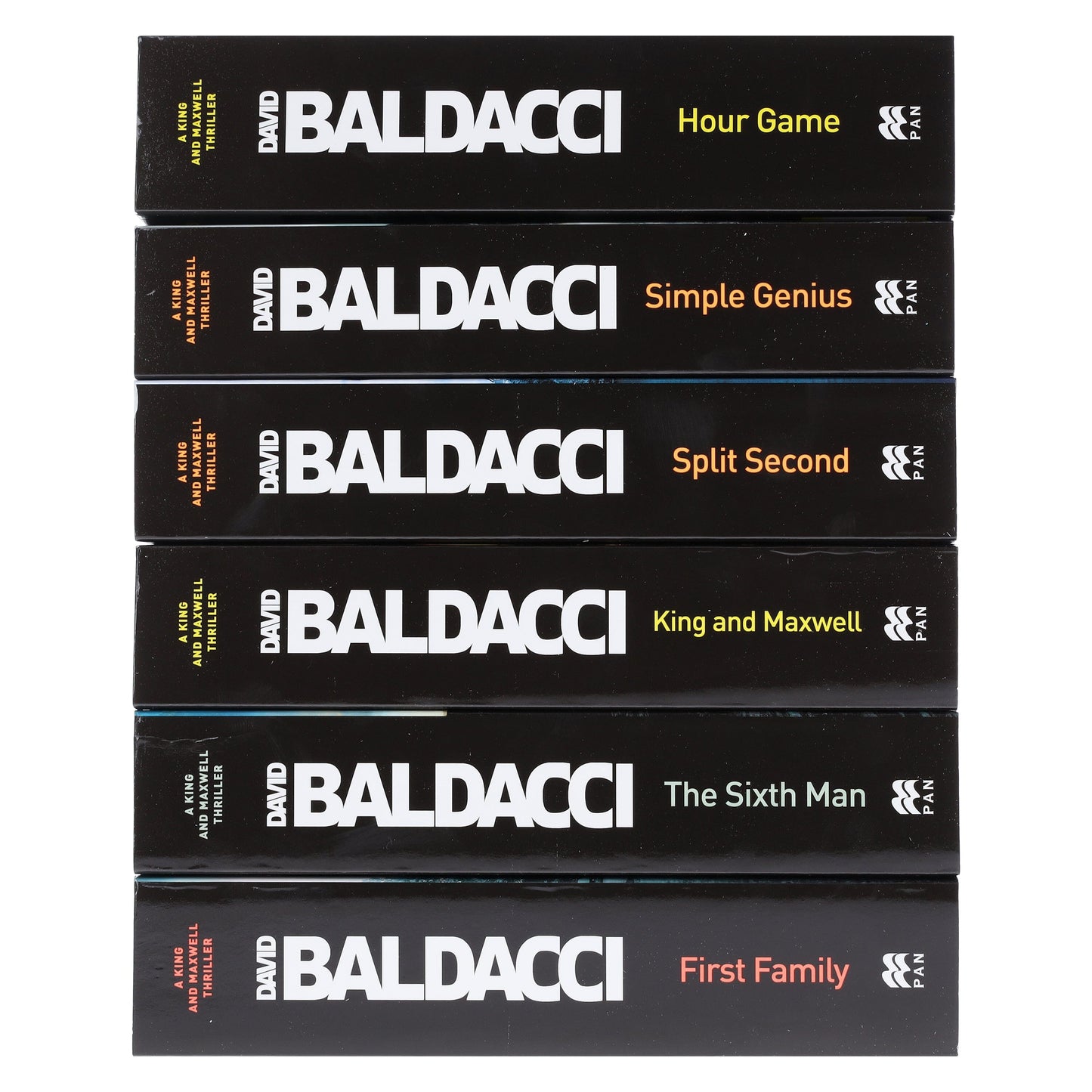 King and Maxwell Series by David Baldacci: 6 Books Collection Set - Fiction - Paperback
