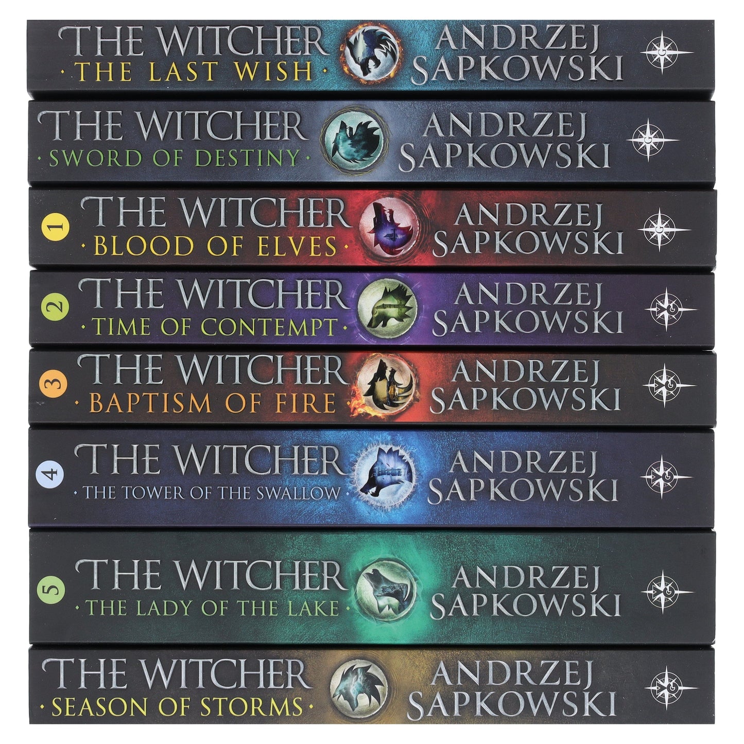 The Witcher Complete Series By Andrzej Sapkowski 8 Books Box Set Collection - Fiction - Paperback