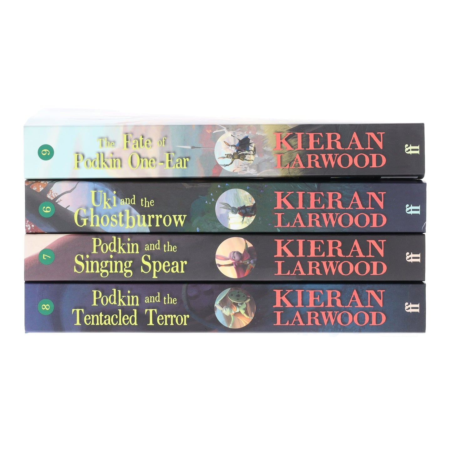 The World of Podkin One-Ear Series (Book 6-9) by Kieran Larwood 4 Books Collection Set - Ages 9+ - Paperback