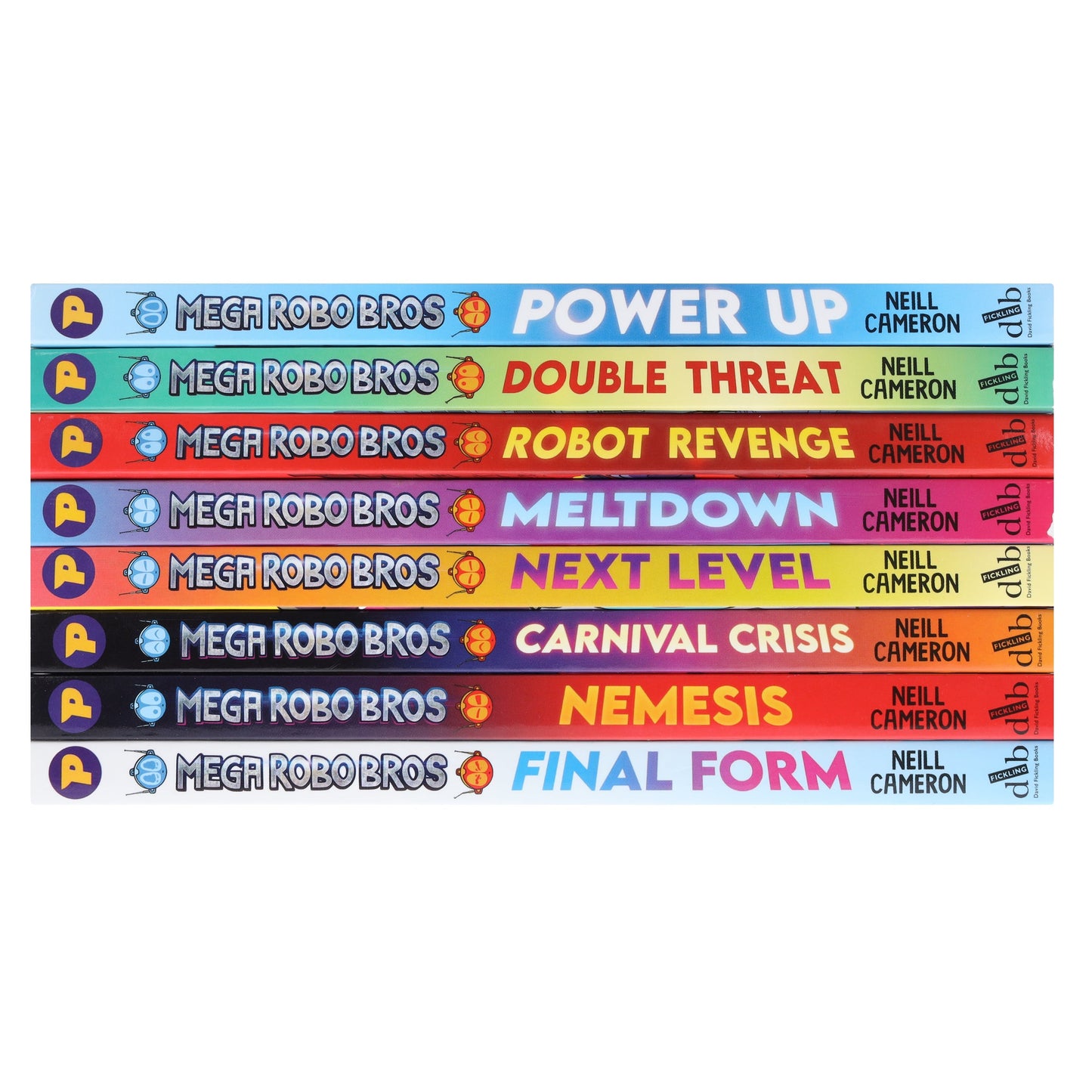 Mega Robo Bros Series by Neill Cameron Graphic Novels 8 Books Collection Set - Ages 9-12 - Paperback