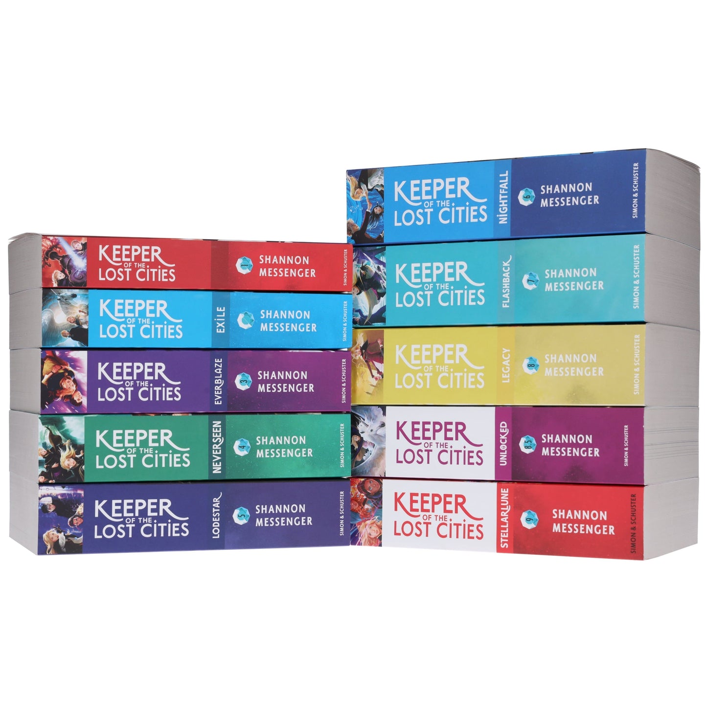 Keeper of the Lost Cities by Shannon Messenger 10 Books Collection Set - Ages 8+ - Paperback