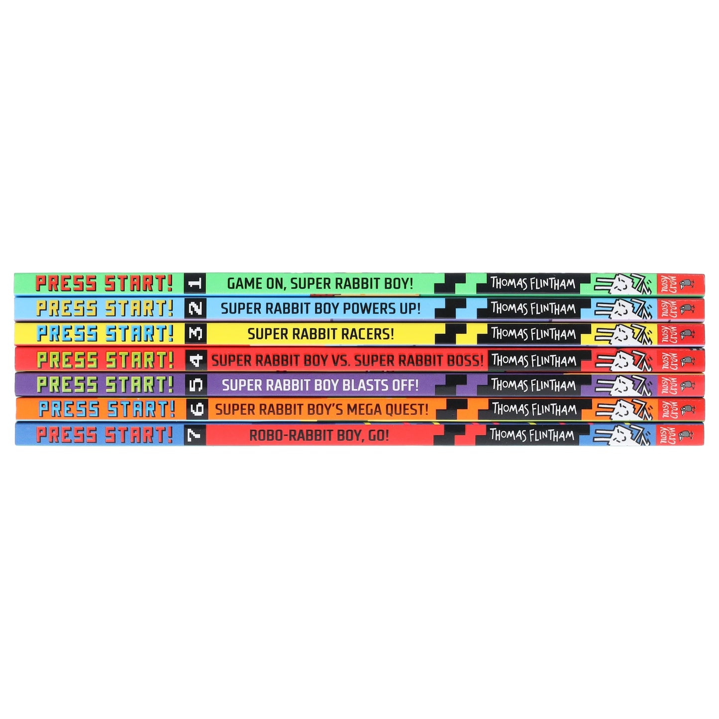 Press Start! Series by Thomas Flintham 7 Books Full-Colour Graphic Novels Collection Set - Ages 5+ - Paperback