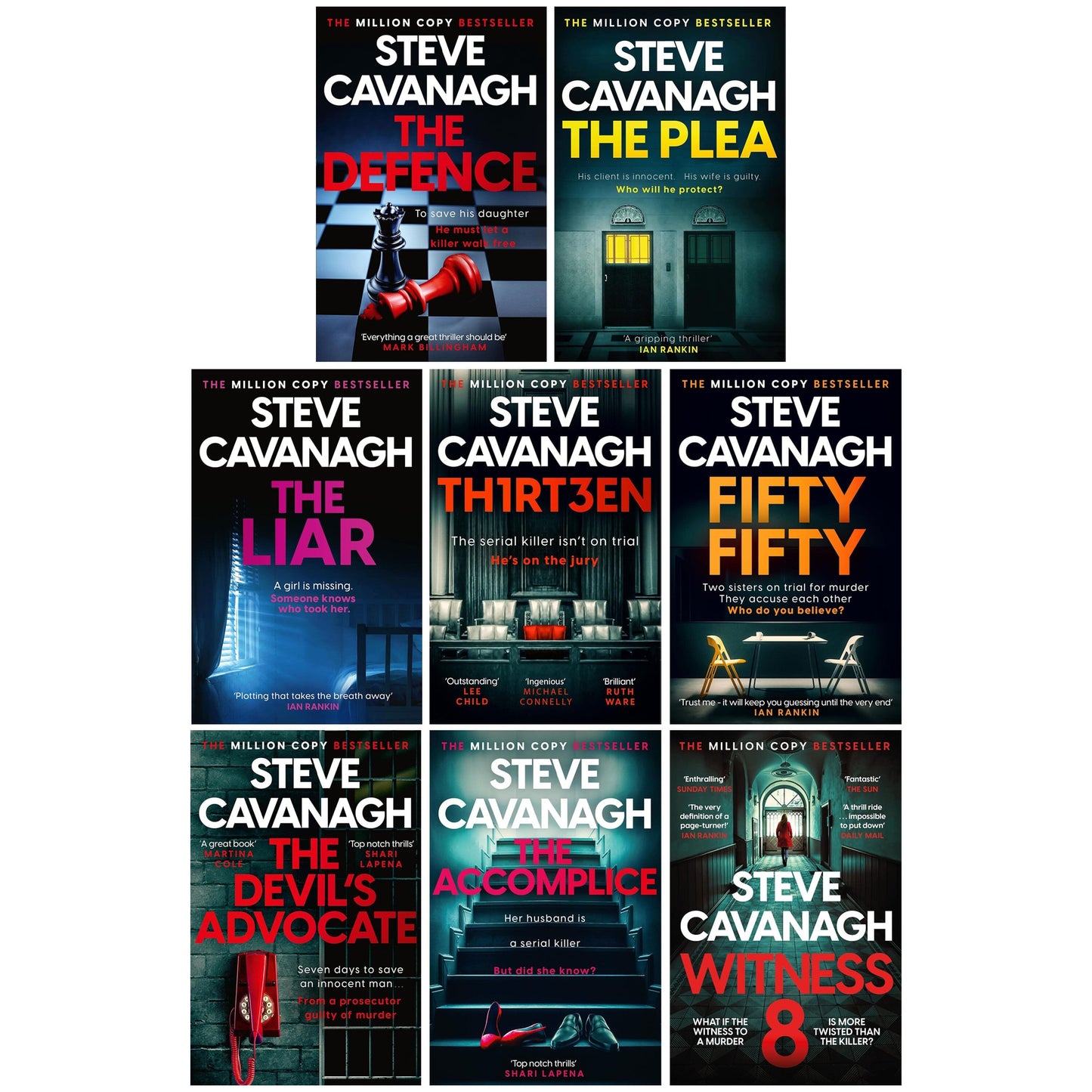 Eddie Flynn Series by Steve Cavanagh 8 Books Collection Set - Fiction - Paperback
