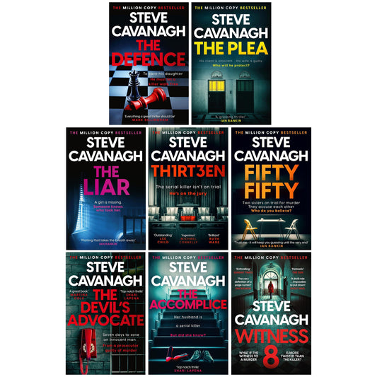 Eddie Flynn Series by Steve Cavanagh 8 Books Collection Set - Fiction - Paperback
