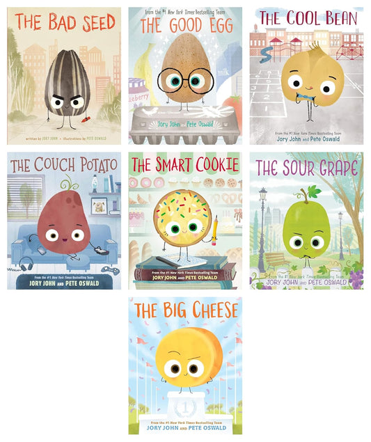 The Food Group Series By Jory John Illustrated 7 Picture Books Collection Set - Ages 4-8 - Paperback