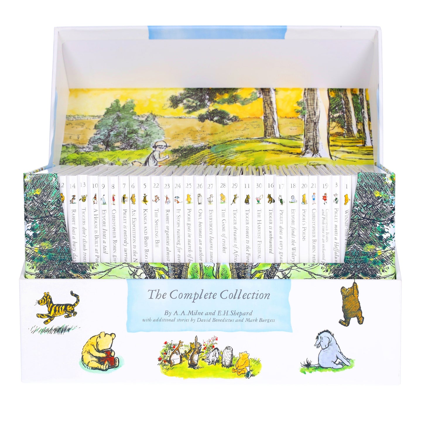 Winnie the Pooh Complete Collection 30 Books Box Set by A. A. Milne - Ages 3+ - Hardback 0-5 Egmont Publishing