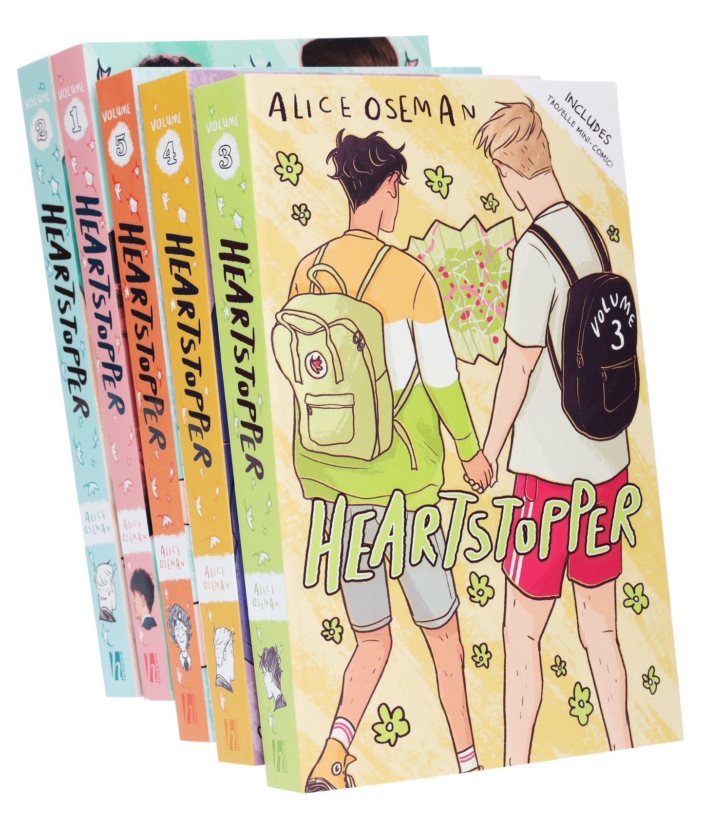 Heartstopper by Alice Oseman: Volumes 1-5 Collection Set - Ages 13+ - Paperback