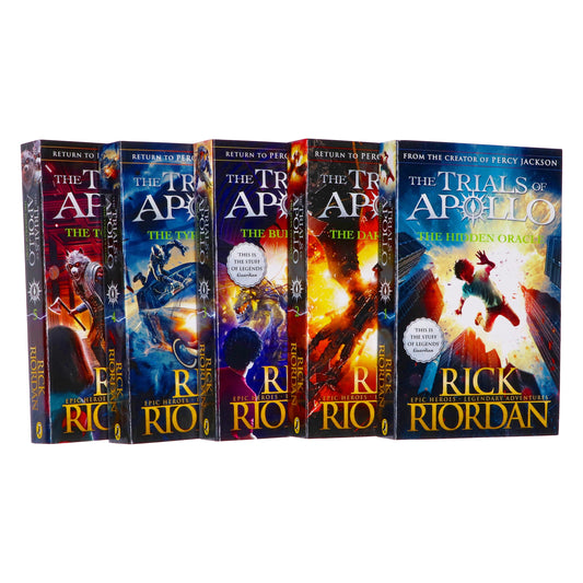 Trials of Apollo Collection 5 Books Set By Rick Riordan - Ages 9-14 - Paperback 9-14 Penguin