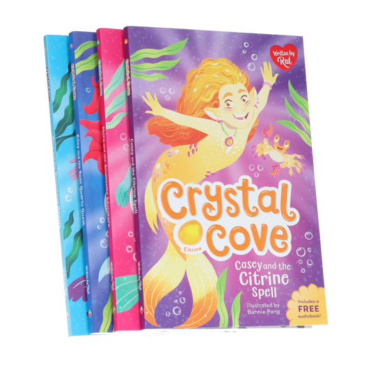 Crystal Cove Series by Red Illustrated 4 Books Collection Set - Ages 7-9 - Paperback