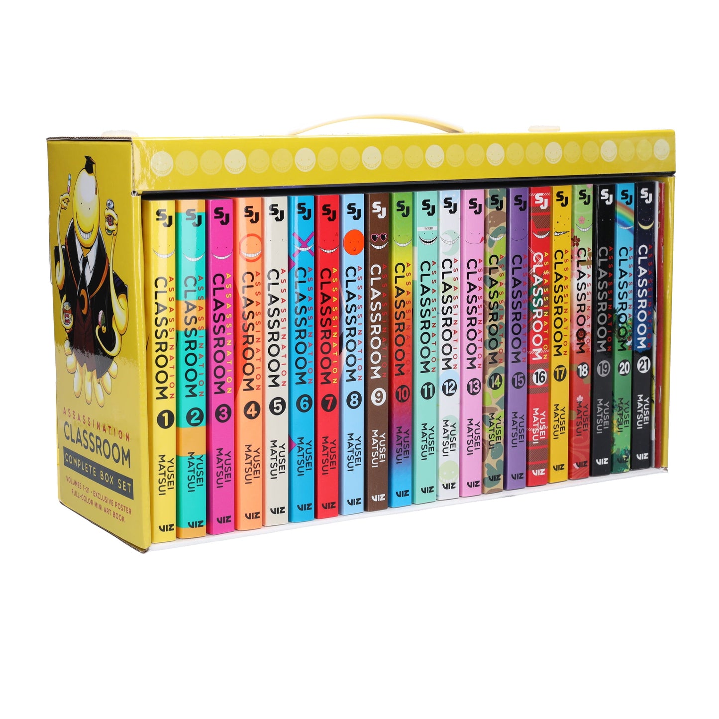 Assassination Classroom by Yusei Matsui: Vol. 1-21 Complete Box Set - Ages 14+ - Paperback Graphic Novels Viz Media, Subs. of Shogakukan Inc