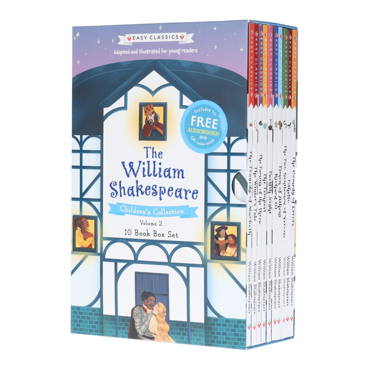 Easy Classics: The William Shakespeare Children's Collection by Gemma Barder (Volume 2) 10 Books Box Set - Ages 7-9 - Paperback