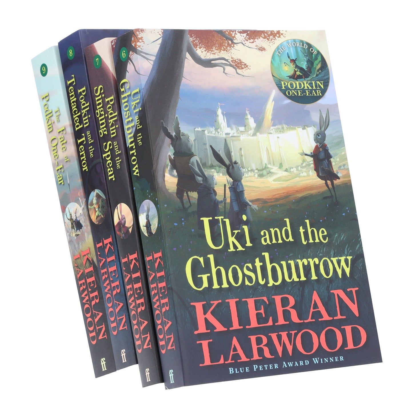 The World of Podkin One-Ear Series (Book 6-9) by Kieran Larwood 4 Books Collection Set - Ages 9+ - Paperback