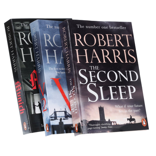 Robert Harris Collection (Munich, The Second Sleep & V2) 3 Books Set - Fiction - Paperback