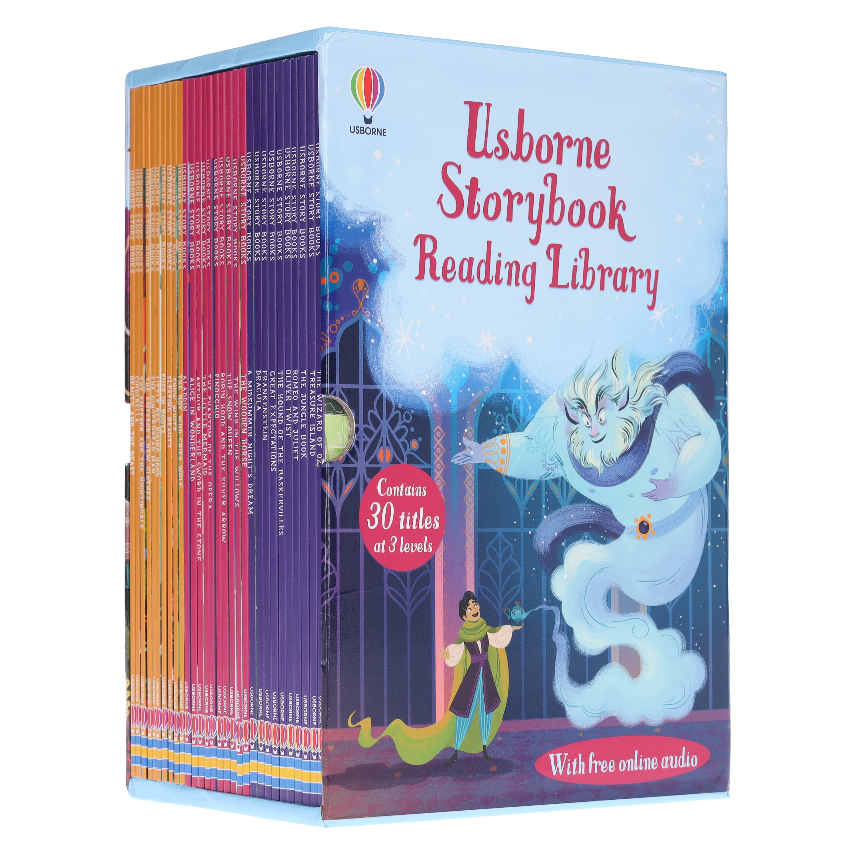 Usborne Storybook Reading Library 30 Books Collection Box Set With Fre ...