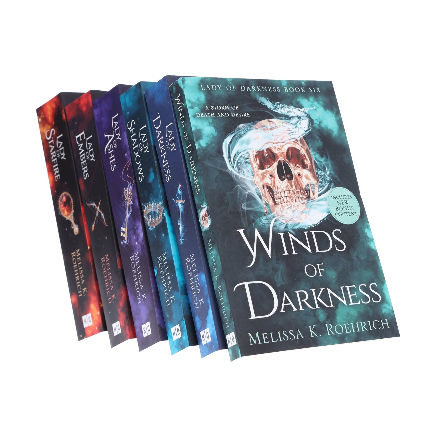 Lady of Darkness Series by Melissa K. Roehrich 6 Books Collection Set - Fiction - Paperback