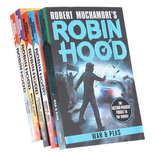 Robin Hood Series (Vol 6-10) by Robert Muchamore 5 Books Collection Set - Ages 12-17 - Paperback