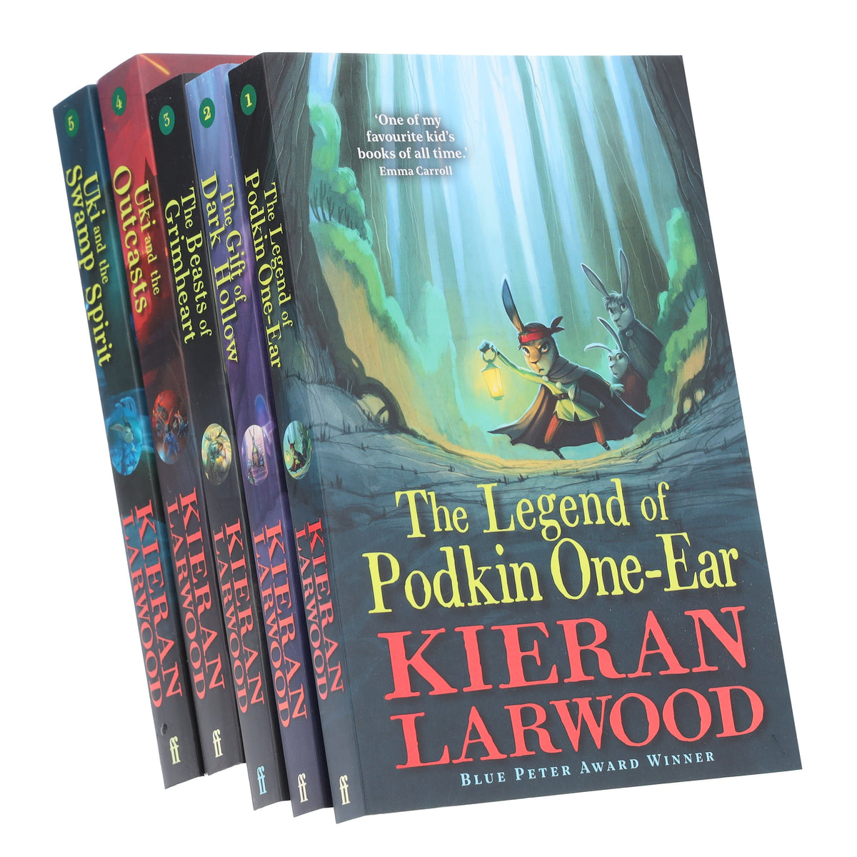 五界系列 5 本 作者：Kieran Larwood - 年齡：9-14 歲 - 平裝本