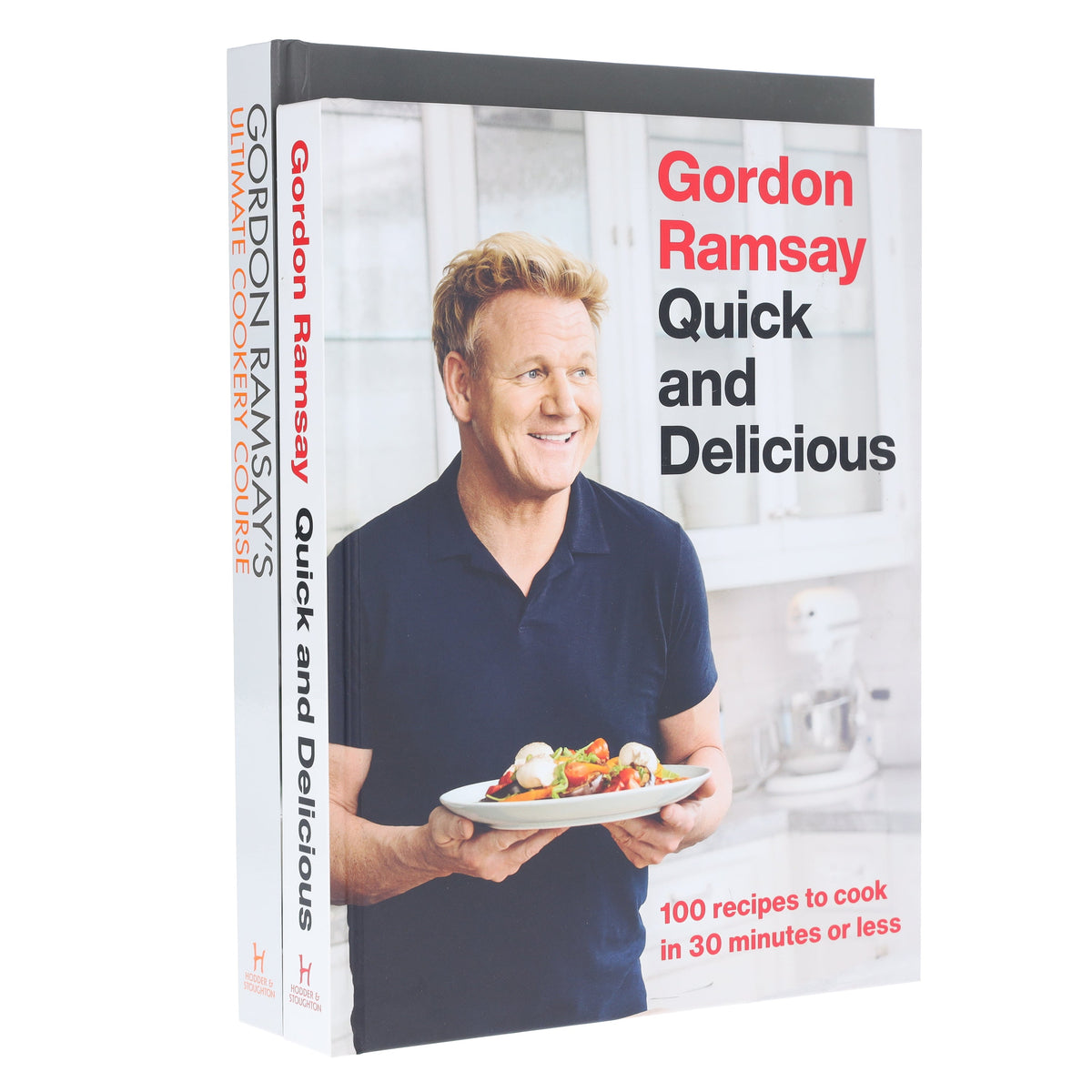 Gordon Ramsay's Cookbook Collection (Quick & Delicious and Ultimate Cookery Course) 2 Books Set - Non Fiction - Hardback