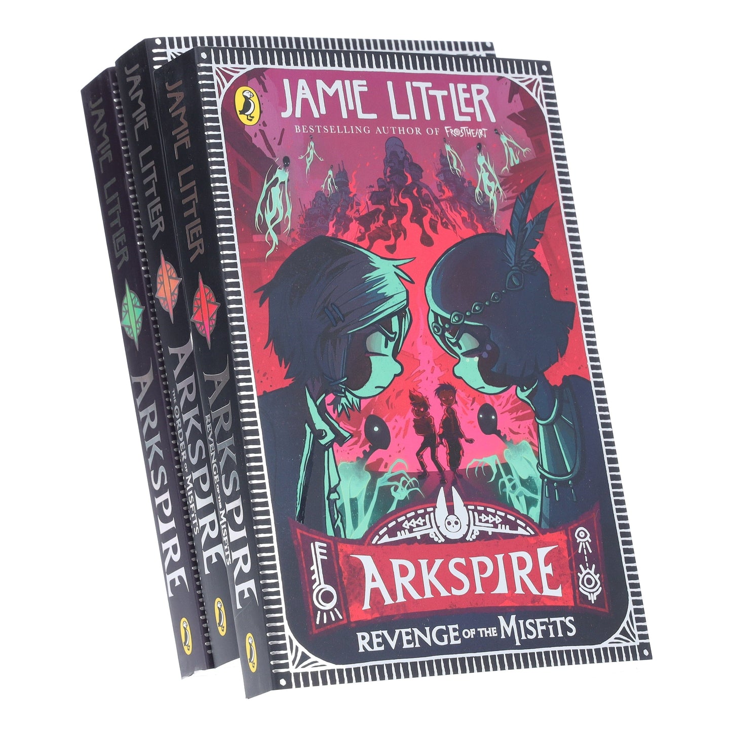 Arkspire Series by Jamie Littler: An Epic Illustrated Adventure 3 Books Collection Set - Ages 8-13 - Paperback