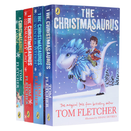 The Christmasaurus Collection by Tom Fletcher Illustrated 4 Books Set - Ages 6+ - Paperback