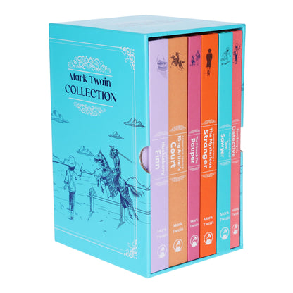 The Mark Twain Deluxe 6 Books Collection Box Set - Fiction - Hardback Fiction Classic Editions