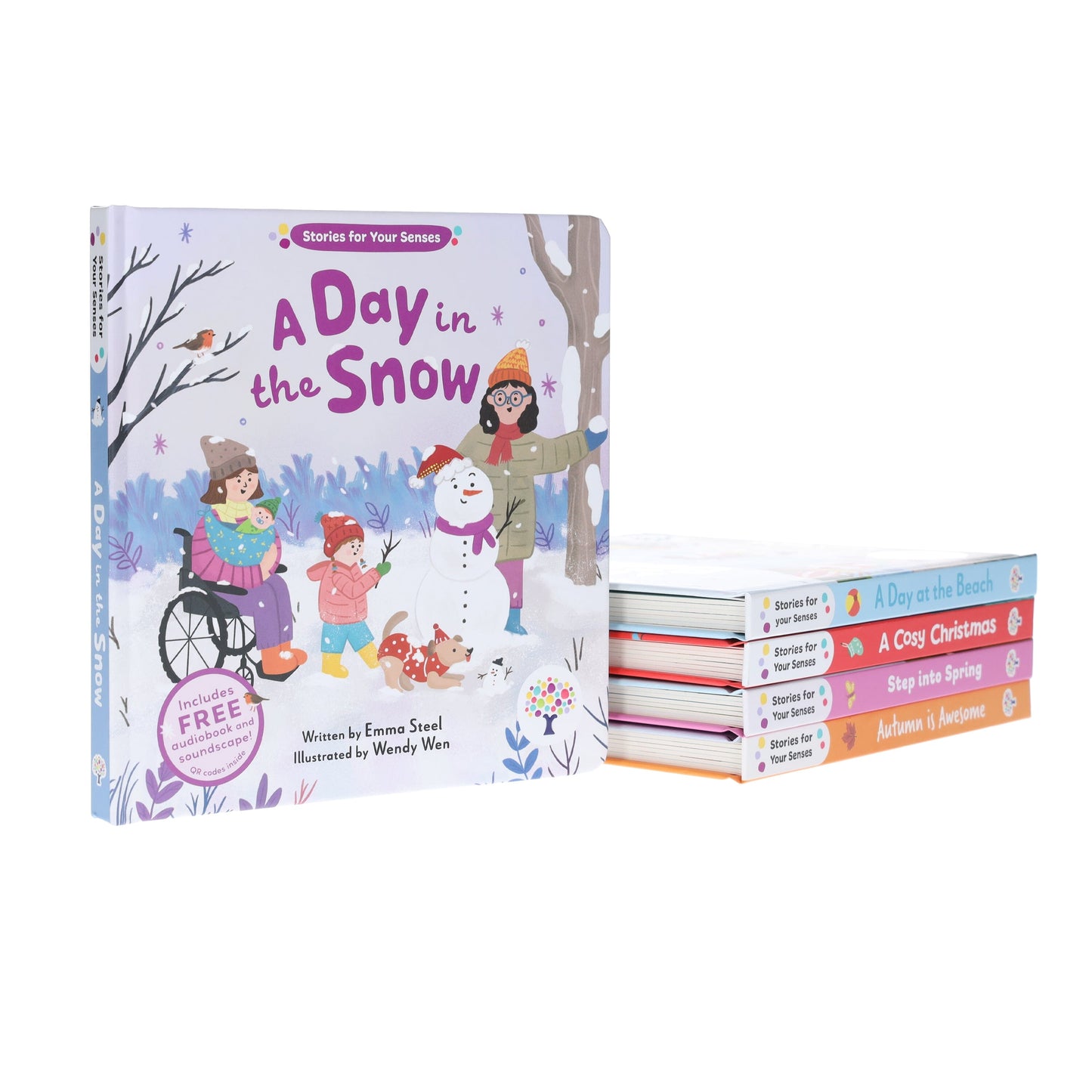 Stories for Your Senses Series by Emma Steel Illustrated 5 Books Collection Set - Ages 3-5 - Board Book