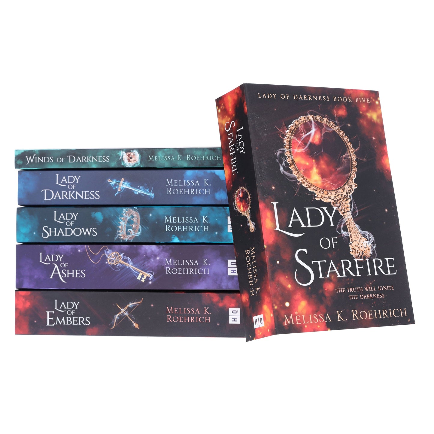 Lady of Darkness Series by Melissa K. Roehrich 6 Books Collection Set - Fiction - Paperback