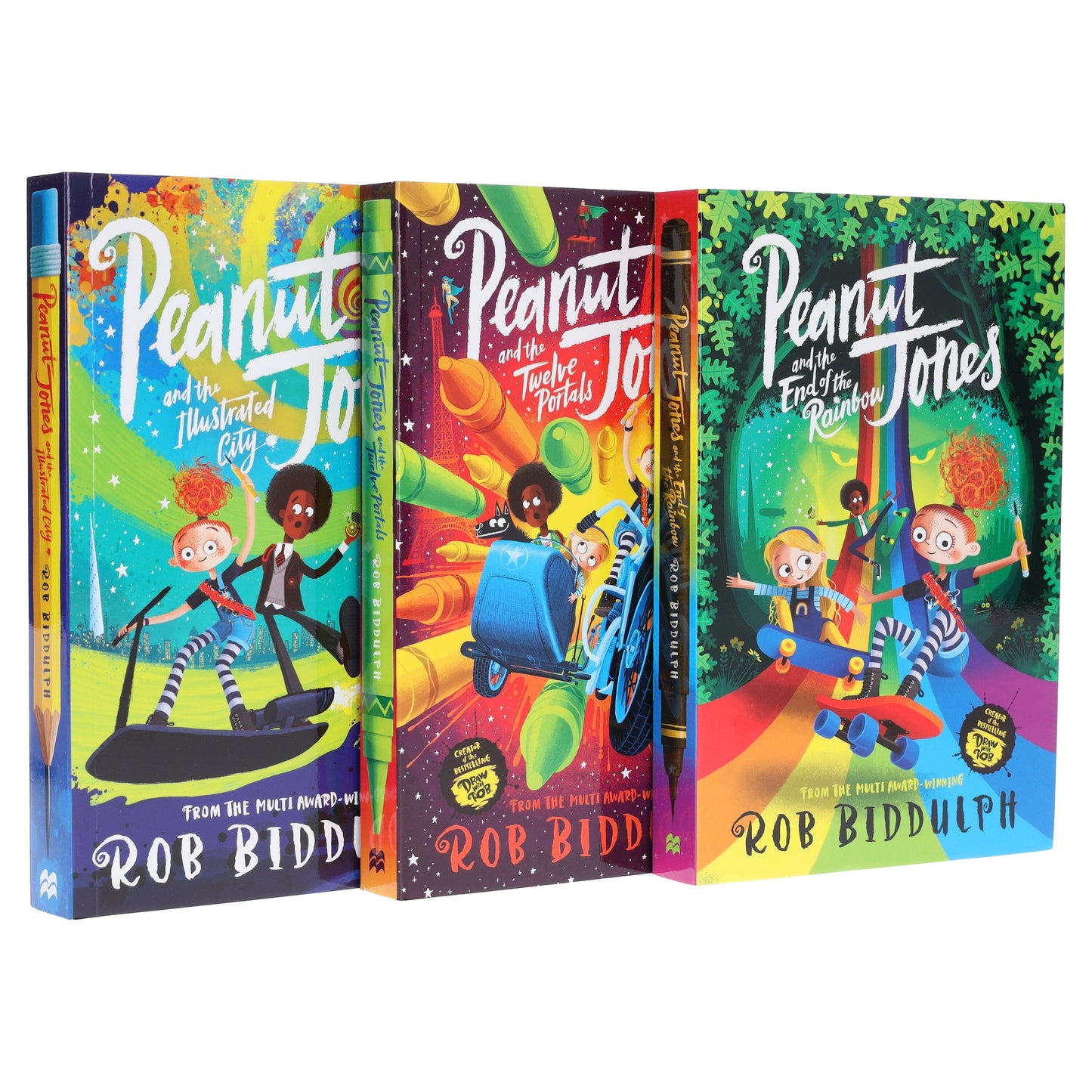 Peanut Jones Series By Rob Biddulph 3 Books Collection Set - Ages 8-11 - Paperback